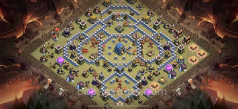 Best War Base Th With Link Anti Air Electro Dragon Town Hall
