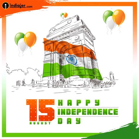 best Indian independence day greeting card designs free download - Indiater