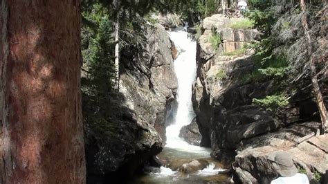 Sensational Chasm Waterfall In Rocky Mountain National