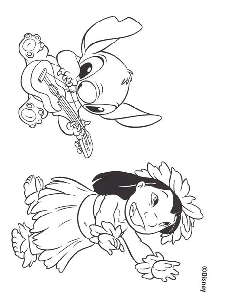 Make this lilo and stitch coloring page the best! Coloring Pages: Disney Lilo And Stitch Printable Coloring ...