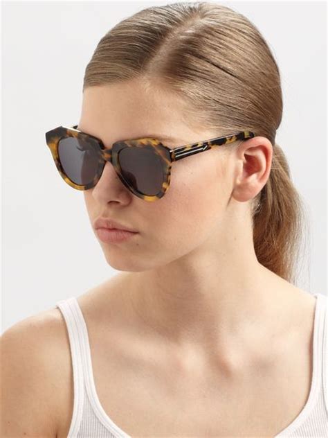 Karen Walker Sunglasses Number One Tortoise Brand New W Tags Rrp329