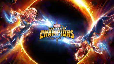 Captain Marvel Contest Of Champions Wallpaper,HD Games Wallpapers,4k