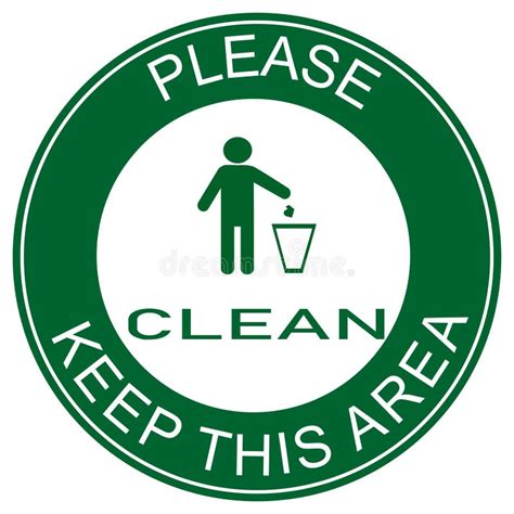 Please Keep Clean Stock Illustrations 353 Please Keep Clean Stock