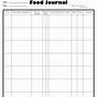Printable Food Journal Pdf Free