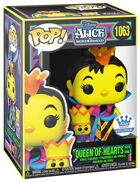 Funko Pop Disney Alice In Wonderland Queen Of Hearts With King Black