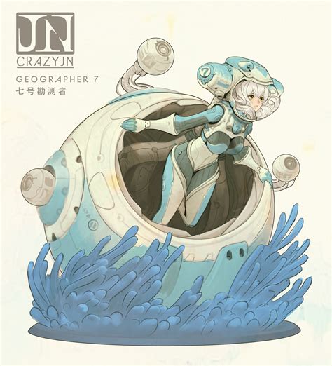 Wallpaper Anime Girls Artstation Astronaut Helmet Artwork