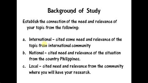 A lot of foreigners are always asking answer: How to make Research Background Filipino Tutorial - YouTube