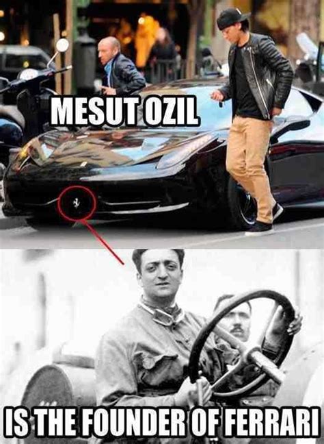 Both mustafa (dad) and gulizar (mom) were born in germany, albeit they are naturally of turkish descent. ODDSbible on Twitter: "It turns out Ozil invented the Ferrari!! http://t.co/mNoBdo8Q"