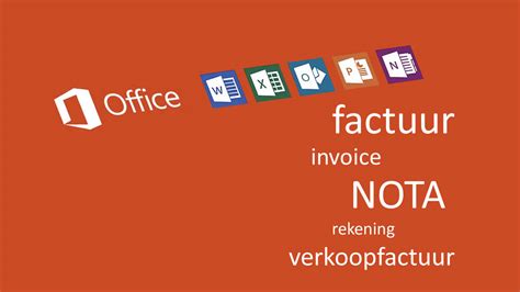 Microsoft Office 365 Gratis Factureren Met Word Of Excel