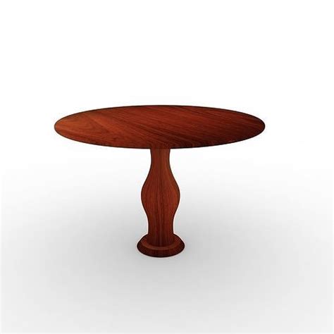Round Table 3d Model Cgtrader