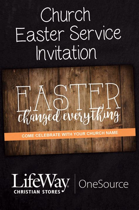 Church Easter Service Invitations Invite Your Community To Church