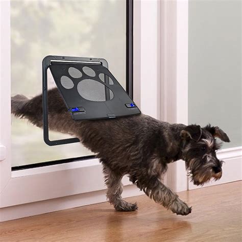 Petleso Doggy Door For Screen Door Lockable Pet Door For Small Dogs