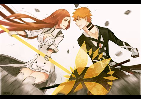 Fight For Our Love Ichigo And Orihime Daily Anime Art