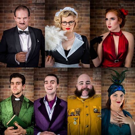 Costumes For The Incredible Cluedo The Interactive Game By The Fabulous People At Brisbane