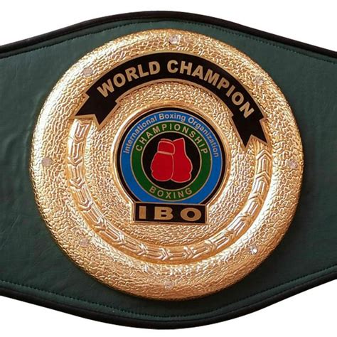 Ibo Boxing Championship Belt Adult Size Free Shipping Etsy