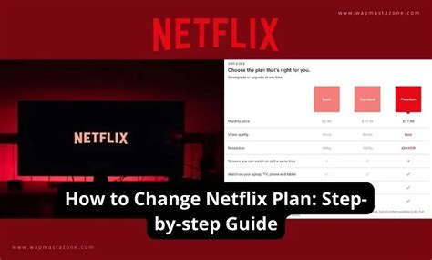 How To Change Netflix Plan Step By Step Guide