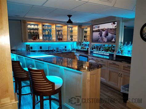 Led Lighted Home Bar Home Bar Ideas Products And Ideas