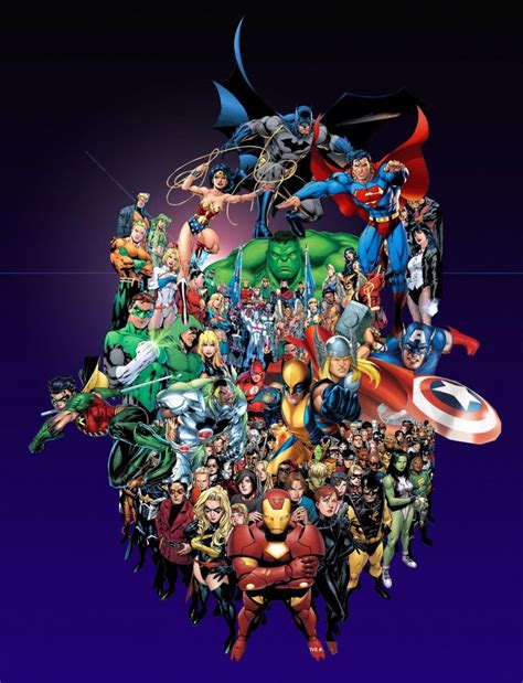All Together Now Cartoon Movie Characters Dc Comics Vs Marvel Comics
