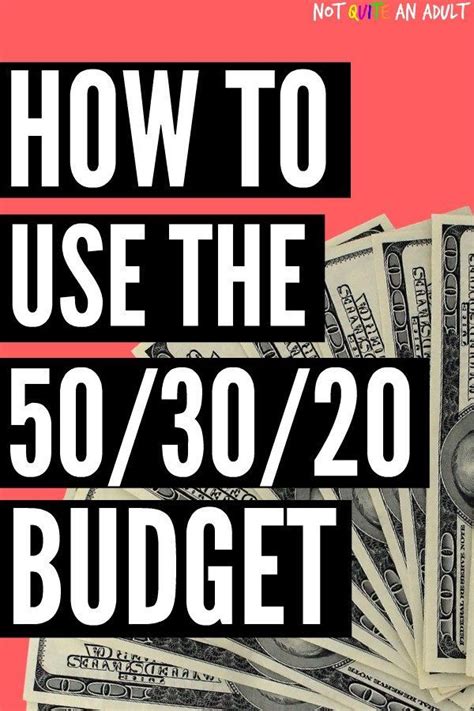 How To Use The 503020 Budgeting Method Budgeting Finances