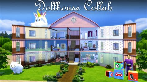 Dollhouse Collab W Cloversimmer The Sims 4 Speed Build Youtube