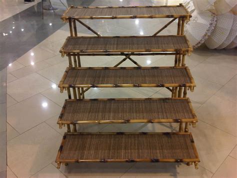 More images for cara membuat tangga dari bambu » Rak Bambu: Peralatan Pameran JCC