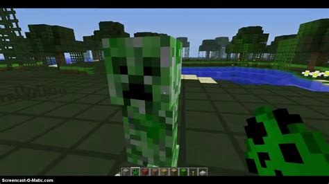 Minecraft How To Get A Friendly Creeper Youtube