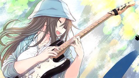 24 Cool Anime Girl With Guitar Wallpaper