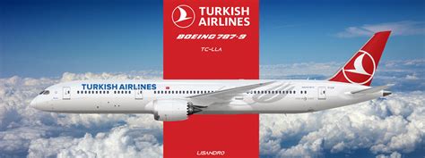 Boeing 787 9 Turkish Airlines Tc Lla Real Airline Liveries And