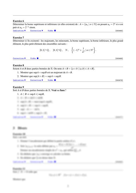 Solution Exercices Corriger Analyse Math Matique Studypool