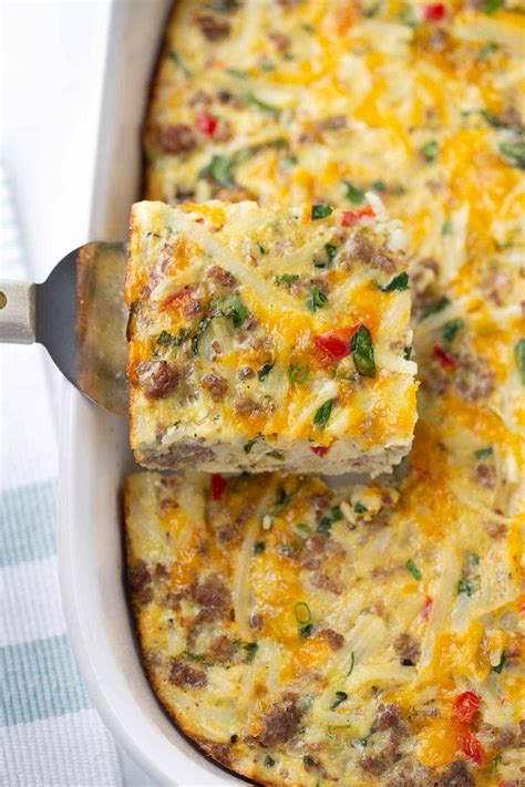 Top 20 Breakfast Casseroles With Sausage Best Recipes Ideas And