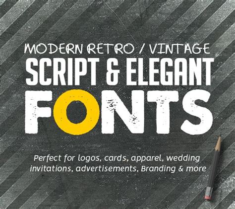 Best Retro Vintage Script Fonts For Designers Fonts Graphic