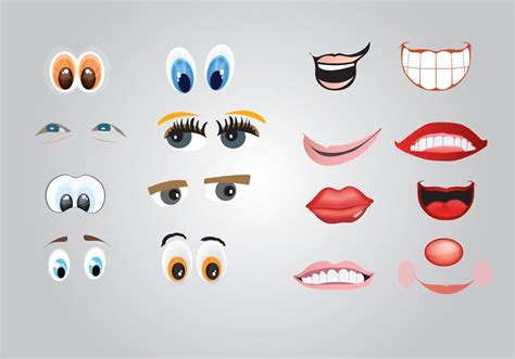 Face Elements Download Free Vector Art Stock Graphics And Images