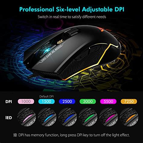 Pro Gaming Mouse Wired 168 Million Chroma Rgb Backlit