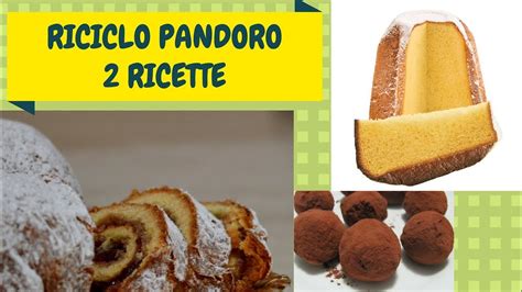 100 g di cioccolato bianco 8 fette di pandoro Rotolo di Pandoro e Tartufini di Pandoro - YouTube