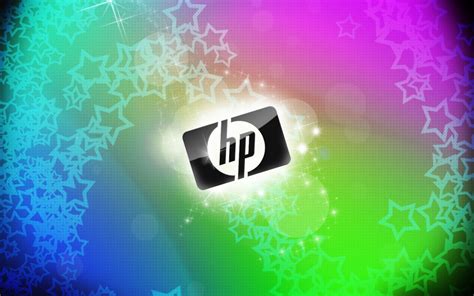 Rainbow Hp Logo Fondos De Pantalla Gratis Para Widescreen Escritorio