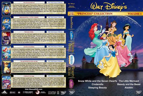 Disney Princess Collection Volume 1 R1 Custom Dvd Cover Dvdcovercom