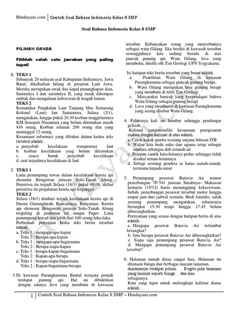 Ashadi 19801.pengenalan suatu butir tes termasuk pada tingkat pengenalan apabila butir tes tersebut bermaksudmengungkap ingatan atau mengenal kembali segala sesuatu yang pernah. Contoh Soal Menjodohkan Bahasa Indonesia Sd - Guru Ilmu Sosial