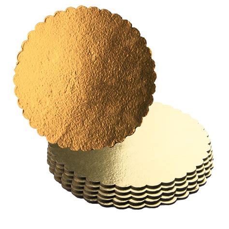 Buy Kosh Corrugated Paper Cake Base Golden Cake Base Round With