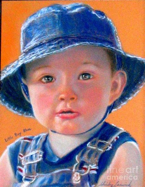 Little Boy Blue Painting By Shirley Leswick