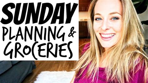 Inside My Agenda Sunday Planning Routine And Grocery Haul Youtube