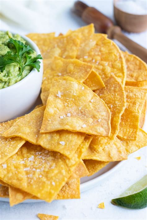 Homemade Baked Tortilla Chips Recipe Evolving Table