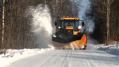 Fastrac Snow Plough Norwegian Youtube