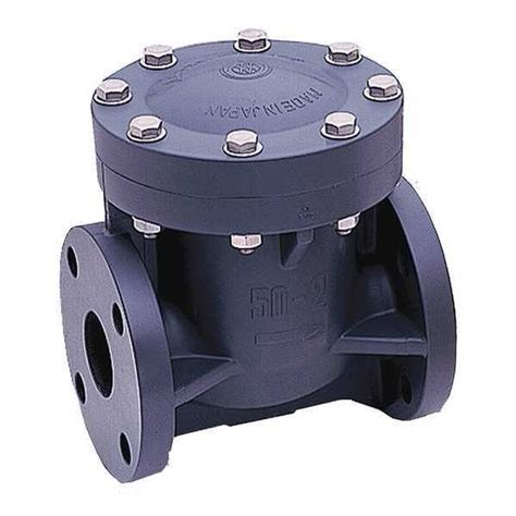 Asahi 2 Flanged Pvc Swing Check Valve 1201020 Zoro