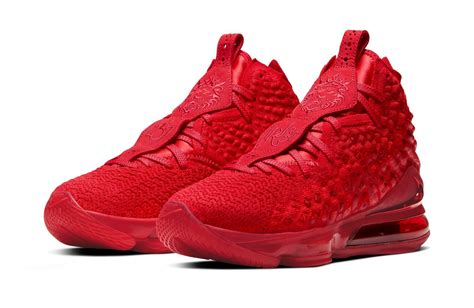 Sneakers Release Nike Lebron 17 University Redblack Mens