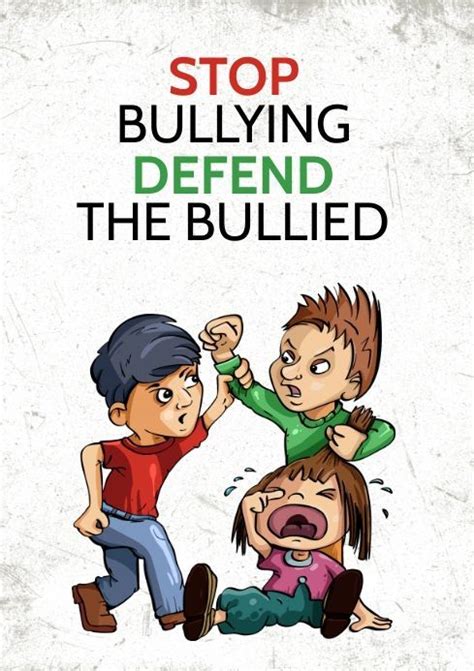 stop bullying posters bullying quotes foto poster poster on presentation template design