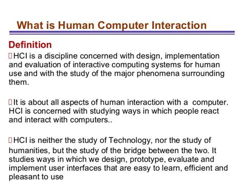 Introduction To Hciintroduction To Human Computer Interface