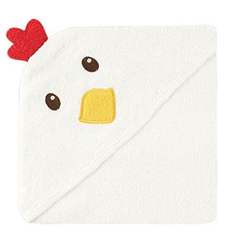 Luvable Friends Animal Face Hooded Towel Chicken Baby