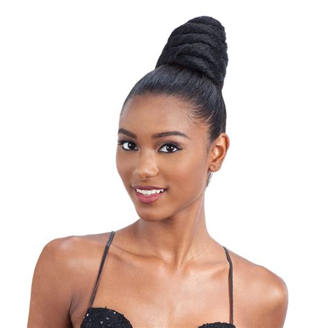 Synthetic Hair Piece Bun Dome Swirl Roll 530 Freetress Equal