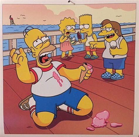 Imagem De Bart Simpson Donuts And Ice Cream Simpsons Drawings