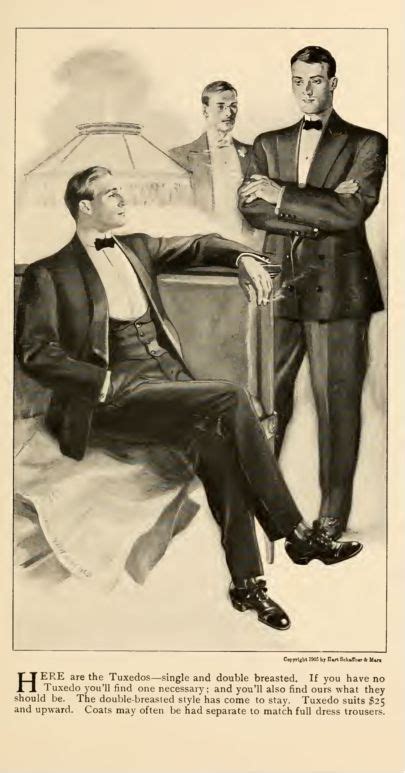 Edwardian Titanic Mens Formal Suit And Evening Wear Tuxedo Guide Edwardian Mens Fashion Mens